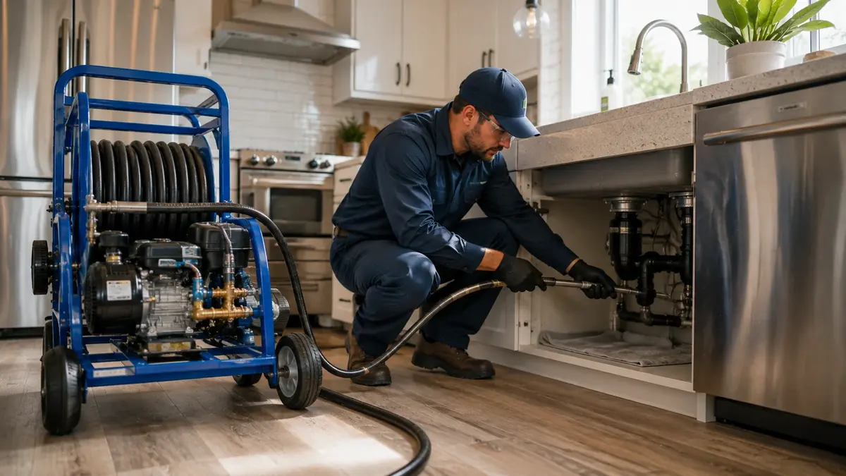 Kitchen Drain Hydro Jetting in Indio