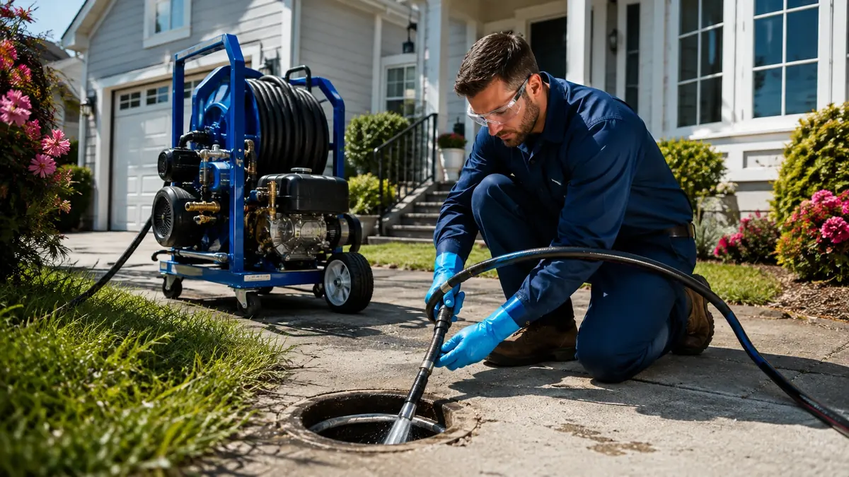 Residential Hydro Jet Drain Cleaning in Indio