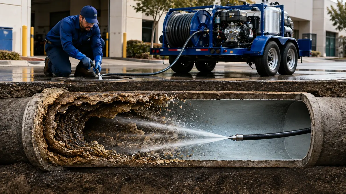 Sewer Pipe Descaling in Indio